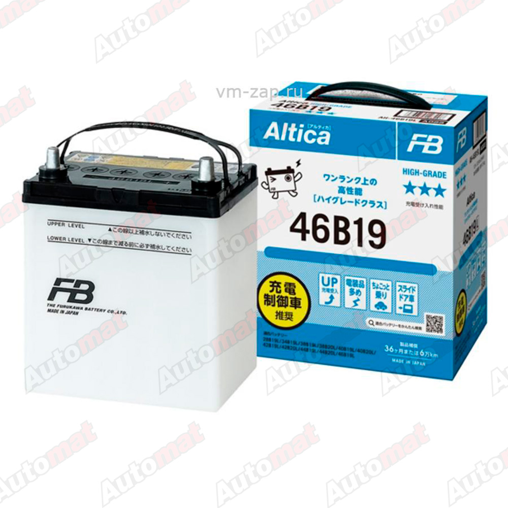 Аккумулятор FB Altica HIGH-GRADE 43 А/ч 46B19L 